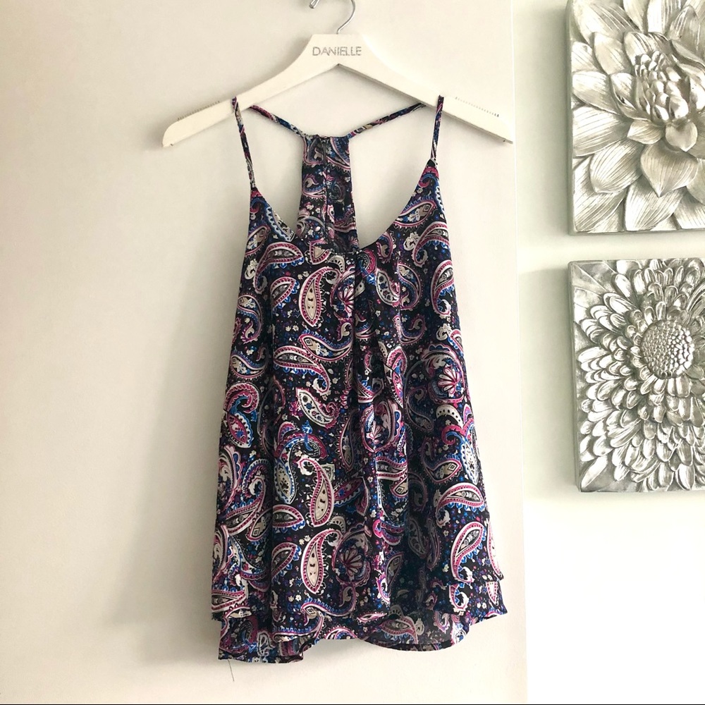 LILY MORGAN Flowy Print Tank
